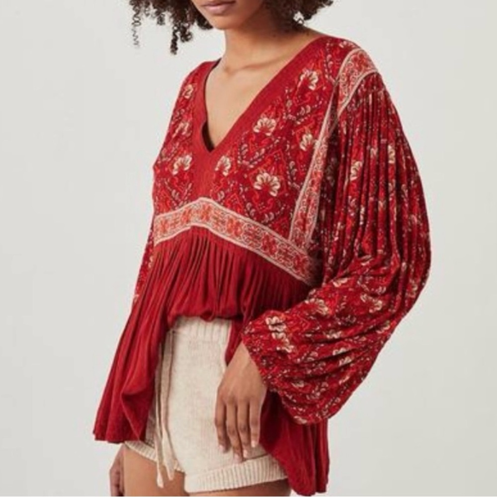 Spell Jewel Smock Blouse XL